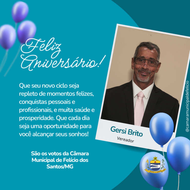 FELIZ ANIVERSÁRIO!